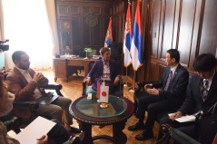 28 August 2024 The National Assembly Speaker in meeting with the Japanese Ambassador to Serbia